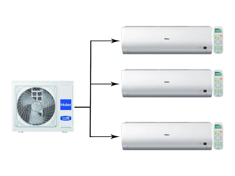 Мульти сплит-система Haier Multi Super Match 3U55S2SR5FA/AS12BS4HRA*3