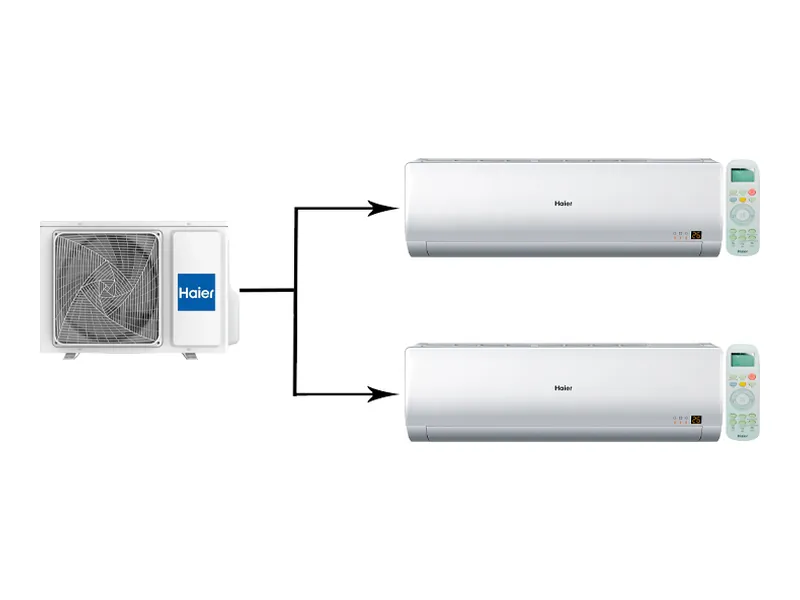 Мульти сплит-система Haier N 2U40S2SM2FA/AS12BS4HRA/AS12BS4HRA